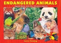 Image of Endangered Animal: Jigsaw Book With Five 48 Piece Jigsaw