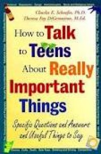 Image of How to Talk to Teens About Really Important Things: Specific Questions and Answers and Useful Things to Say