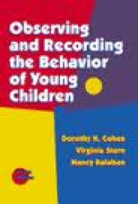 Image of Observing And Recording The Behavior Of Young Children