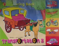 Image of Coloring Book: Transportation 5