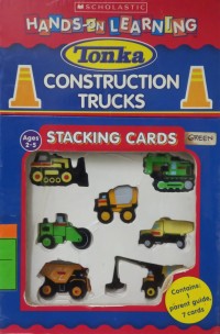 Image of Construction Trucks Stacking Cards