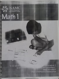 Image of Math 1: Lower Elementary 6-9 (Copy)
