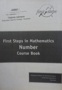 Image of First Steps in Mathematics: Number Course Book