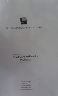 Image of Nursery Foundation Early Childhood: Child Care and Health (Module 5)