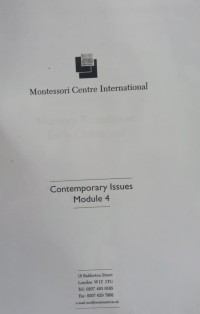 Image of Nursery Foundation Early Childhood: Contemporary Issues (Module 4)