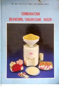 Image of Combination Beancurd/Sugar-Cane Juicer