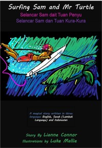 Image of Surfing Sam and Mr Turtle / Selncar Sam dait Tuan Penyu / Selancar Sam dan Tuan Kura-Kura