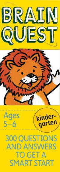 Image of Brain Quest : Ages 5-6 Kindergarten (300 Questions and Answers to Get a Smart Start)